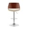 Armen Living Colby Adjustable Cream Faux Leather and Chrome Finish Bar Stool LCCYBAWACR - alternate 10